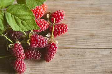 fresh red raspberries recent vintage