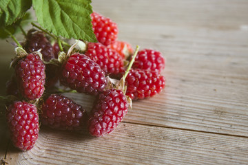 fresh red raspberries recent vintage