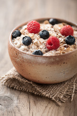 Muesli with berries