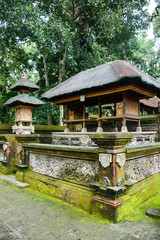 Hindu temple in the Monkey Forest, Bali, Indonesia