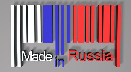 3D barcode made in Russia