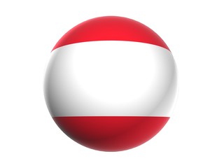 3D flag of Austria