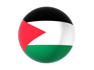 3D flag of Palestine