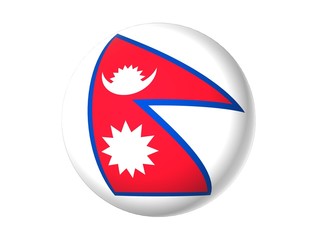 3D flag of Nepal