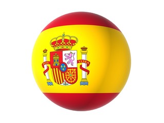 3D flag of Spain