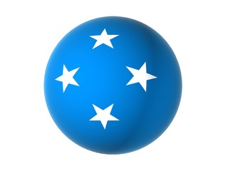 3D flag of Micronesia