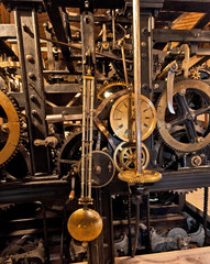 Mechanism of the old clock tower