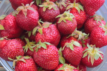 Strawberries close-up