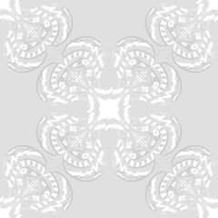 seamless white pattern