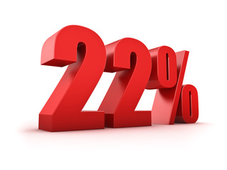 22 Prozent