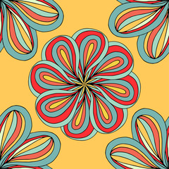 floral seamless pattern