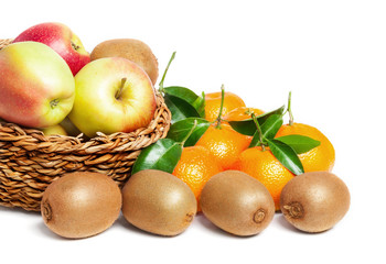 Mandarinen, Kiwis, Äpfel