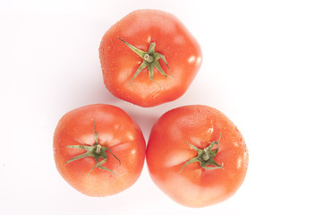 pomidory malinowe, czerwone