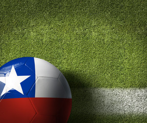 Soccer field with Chilean Ball