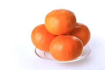 orange fruit of fortune in chinese new year celebration, isolate