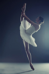 Ballerina showing split