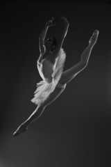 Ballerina in jump
