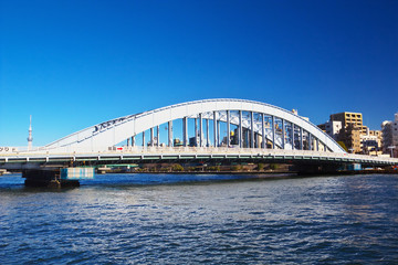The Eitai Bridge with Tokyo Sky Tree