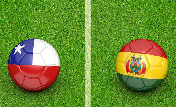 2015 Copa America football tournament, teams Chile vs Bolivia