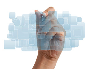 hand writing on board 