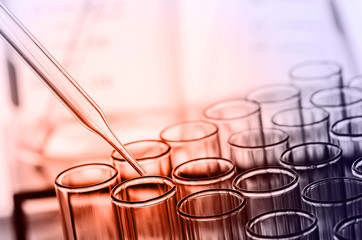 laboratory test tubes