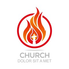 Logo Fire Rescue Church Christ Savior Of My Soul