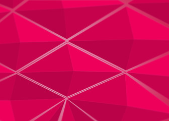 Obraz premium Magenta Triangles Background with blur