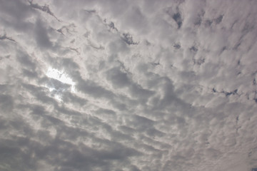 Rain clouds are gathering.