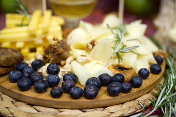 Still life picture with Georgian cheese