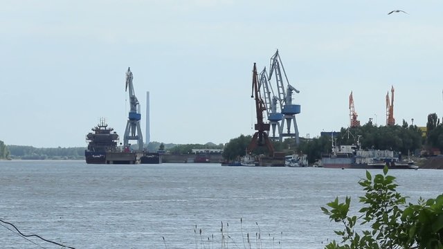 Danube Port Cranes