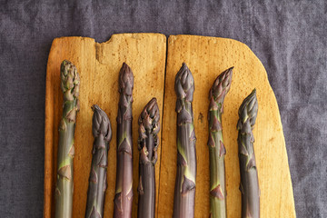 Purple asparagus
