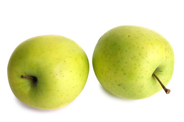 Isolated green apple