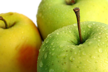 Isolated green apple