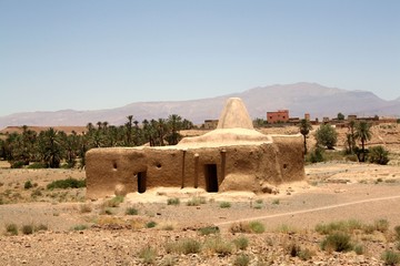 Fototapeta na wymiar Paysage du Maroc, habitat