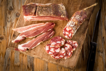 Tagliere di affettati misti, Sardinian Food