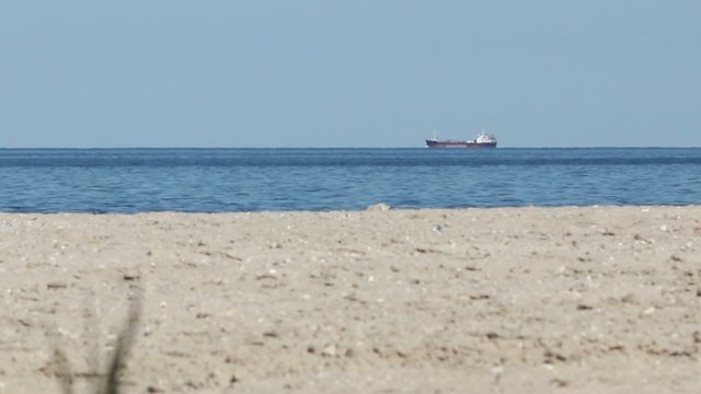 Ship Seen from Desert Island