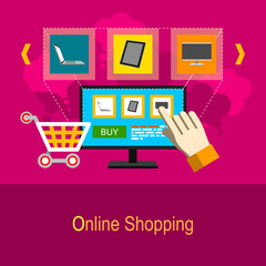 Online Shopping Concept