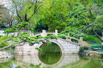 Fototapeta na wymiar Classical Chinese Bridge