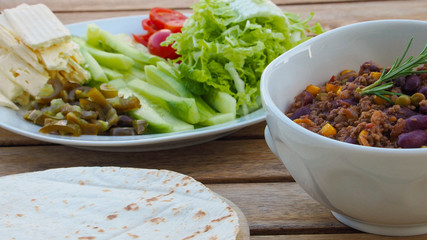Sommerliche Wraps