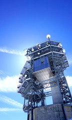 Observatory control tower structure