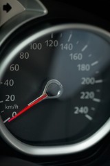 Fototapeta premium Car, Speedometer, Dashboard.