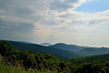 Shenandoah Mountain Scene -a
