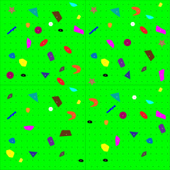 Climbing wall pattern