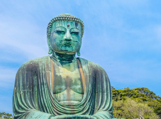 image of Great Buddha bronze statue in Kamakura, Kotokuin Temple