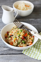 Cous cous with vegetables
