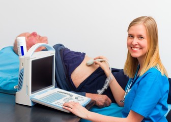 Senior Man at the Internist's