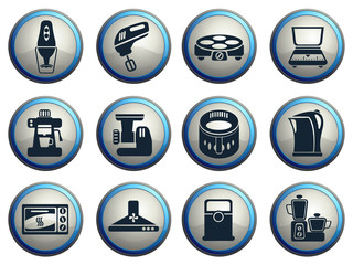 Kitchen Utensils Icon Set