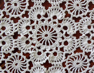handmade knitting, background