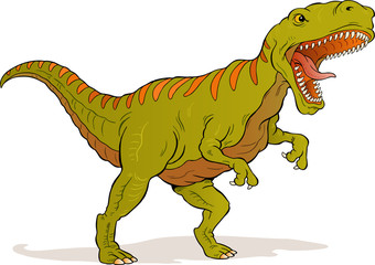 T-Rex dinosaur illustration