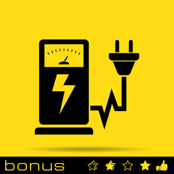 icon electrogas station